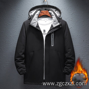 New men's smart heating clothing rechargeable heating jacket